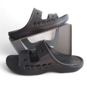 Crocs Baya Ii Slide Sandals Black Women's 7
